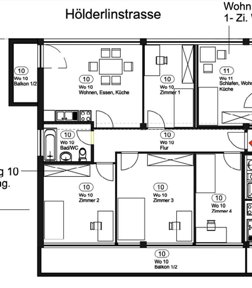 1 Zimmer Wohnung mit 36 m² in Tübingen – Bild 9