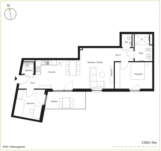 3 Zimmer Wohnung mit 81 m² in Hannover – Bild 2