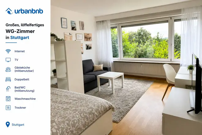 WG-Zimmer mit 25 m² in Stuttgart – Bild 1