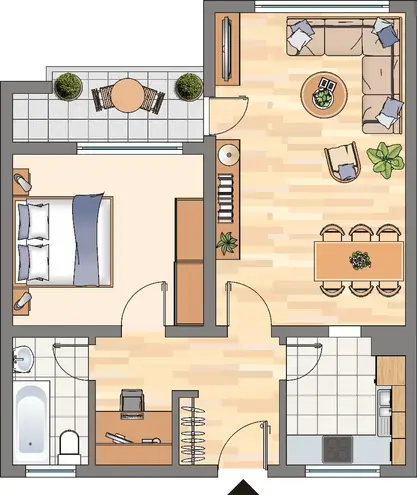 2 Zimmer Wohnung mit 60 m² in Dortmund – Bild 5