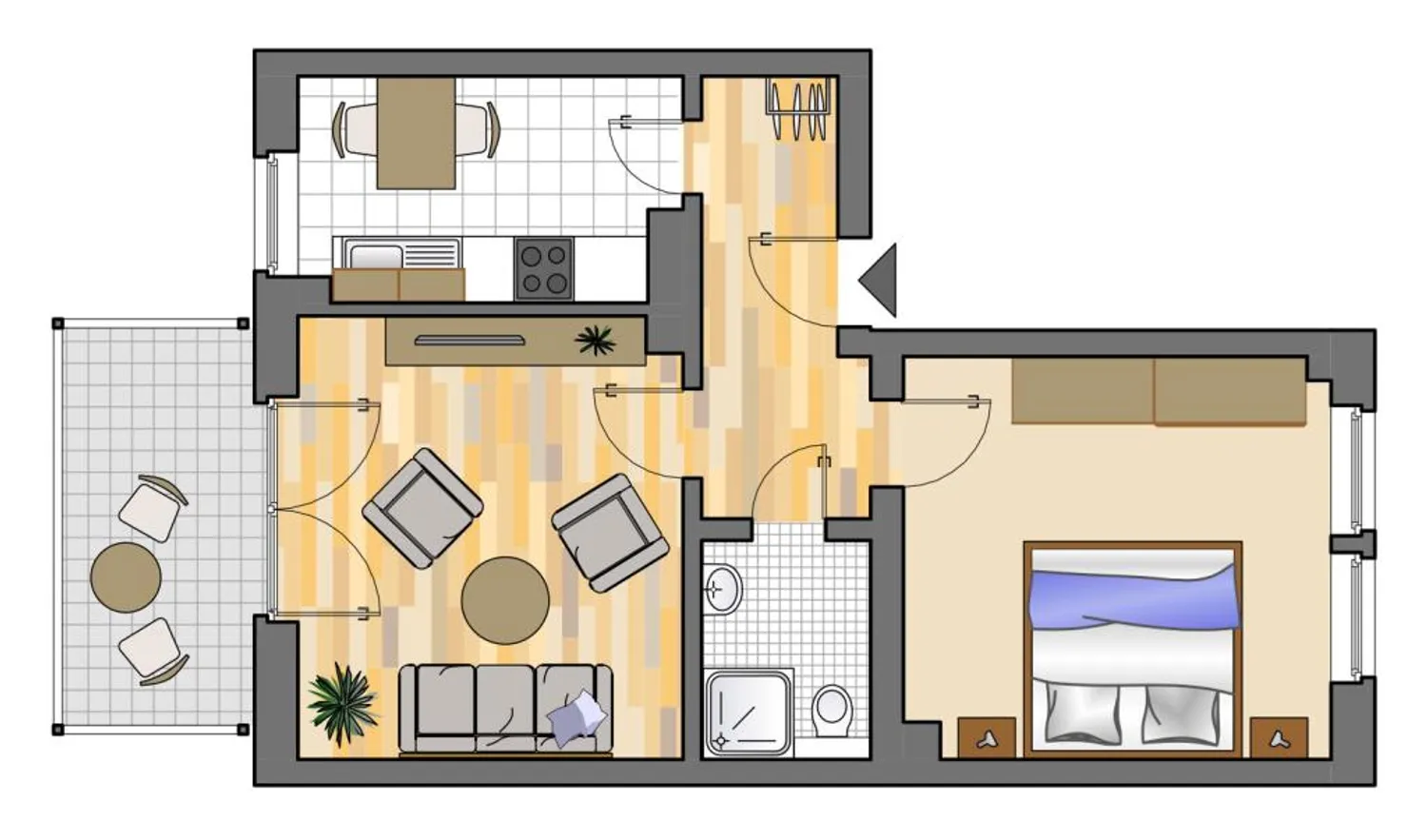 3 Zimmer Wohnung mit 45 m² in Gelsenkirchen – Bild 4