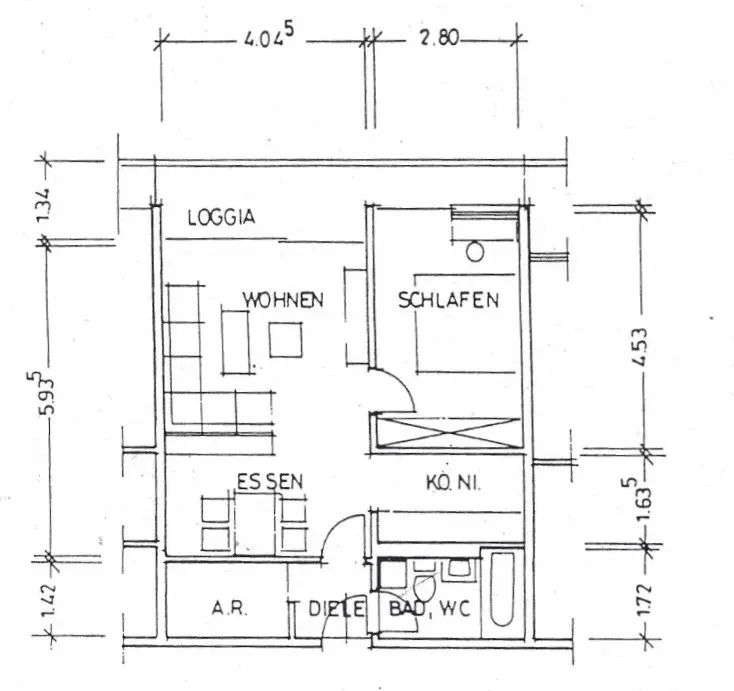 3 Zimmer Wohnung mit 58 m² in Ludwigshafen – Bild 8