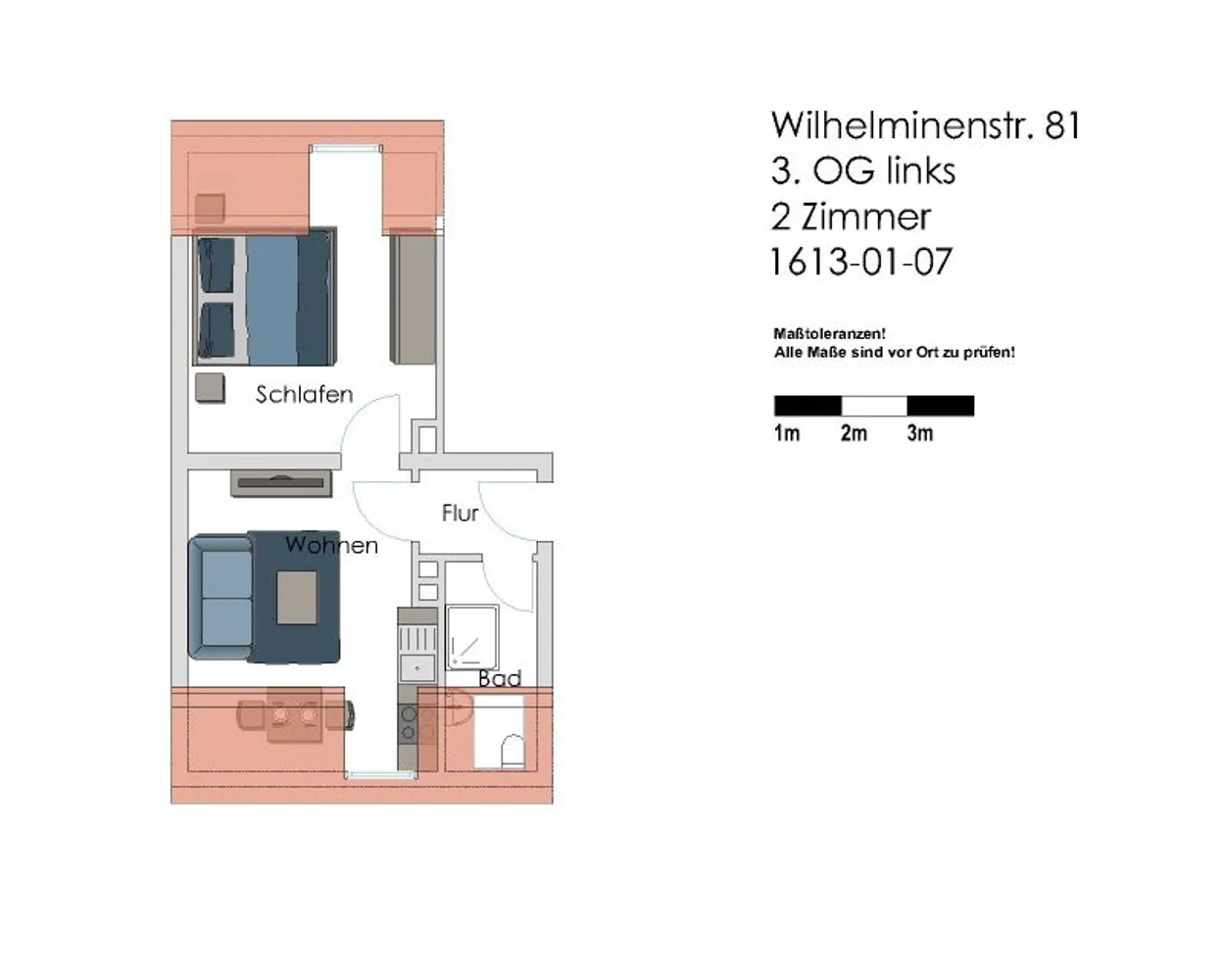 2 Zimmer Wohnung mit 33 m² in Gelsenkirchen – Bild 6