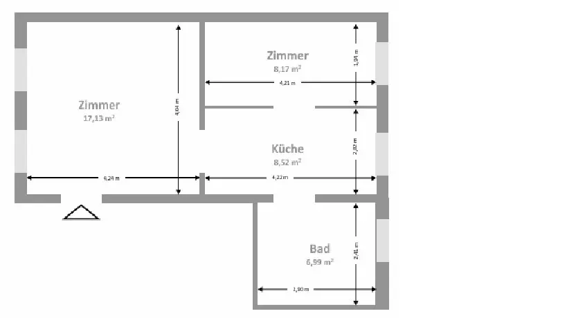 2 Zimmer Wohnung mit 41 m² in Flensburg – Bild 7