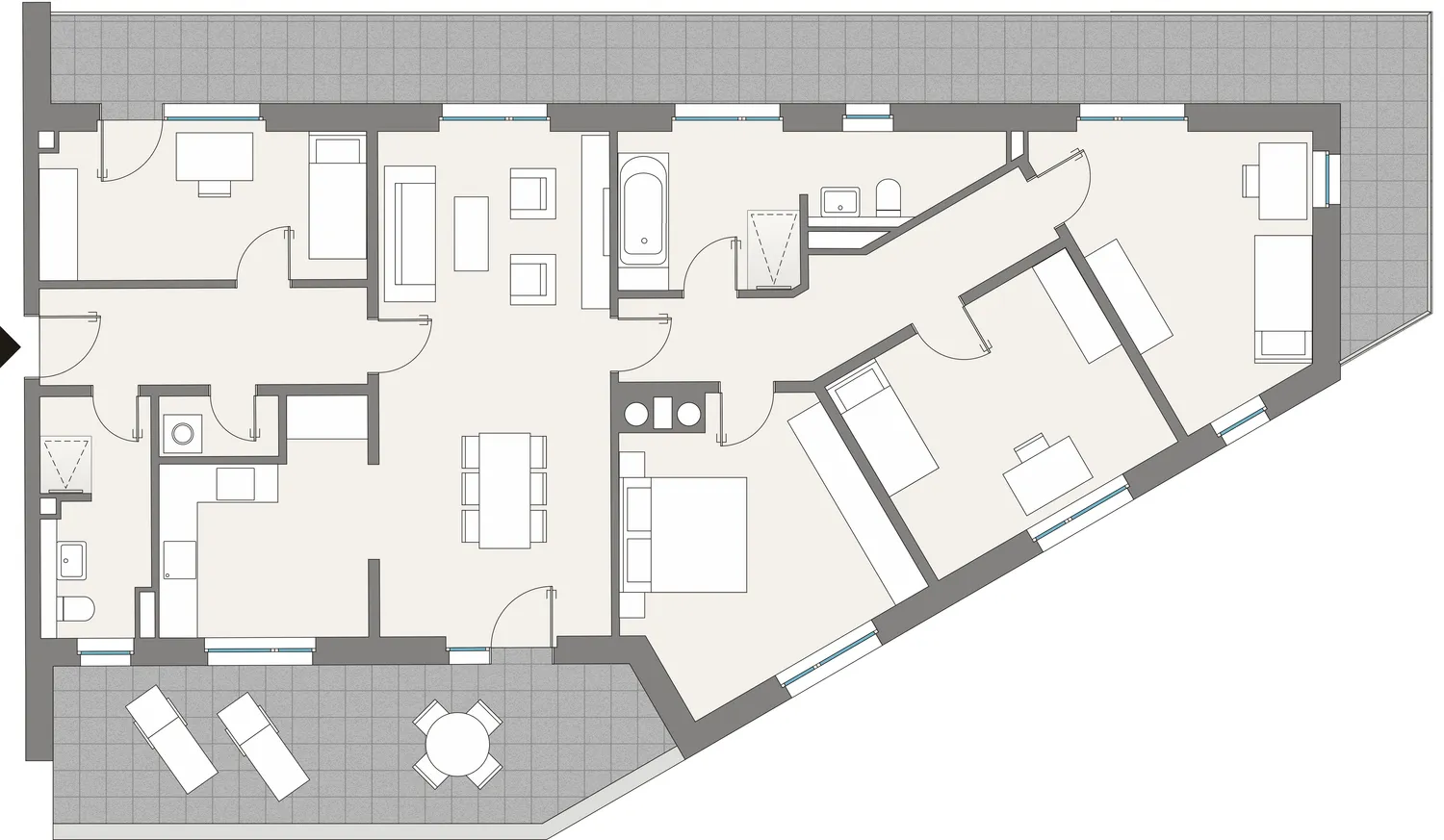 5 Zimmer Wohnung mit 158 m² in Leipzig – Bild 5