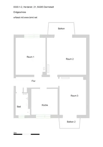 3 Zimmer Wohnung mit 69 m² in Darmstadt – Bild 11