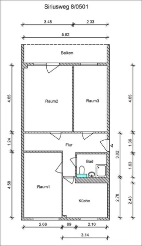 3 Zimmer Wohnung mit 63 m² in Leipzig – Bild 5