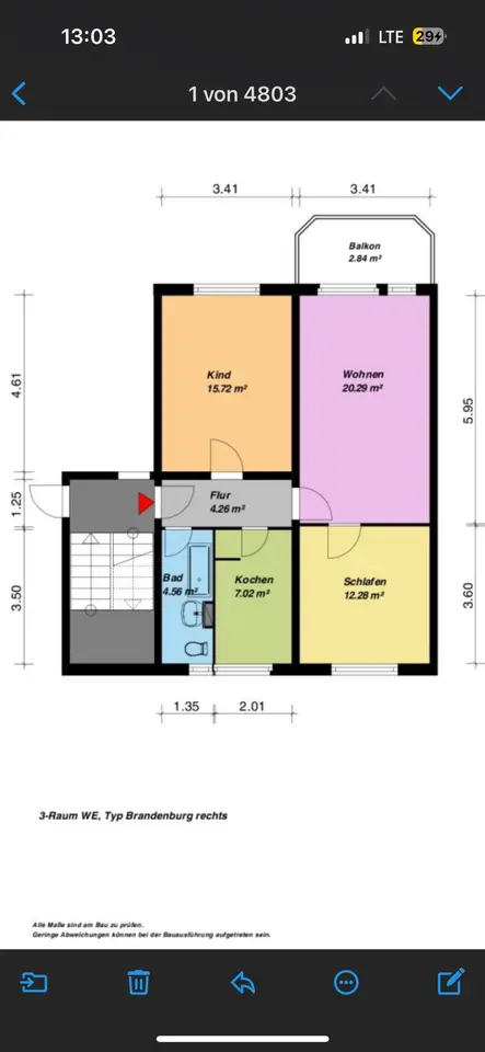 4 Zimmer Wohnung mit 112 m² in Neubrandenburg – Bild 9