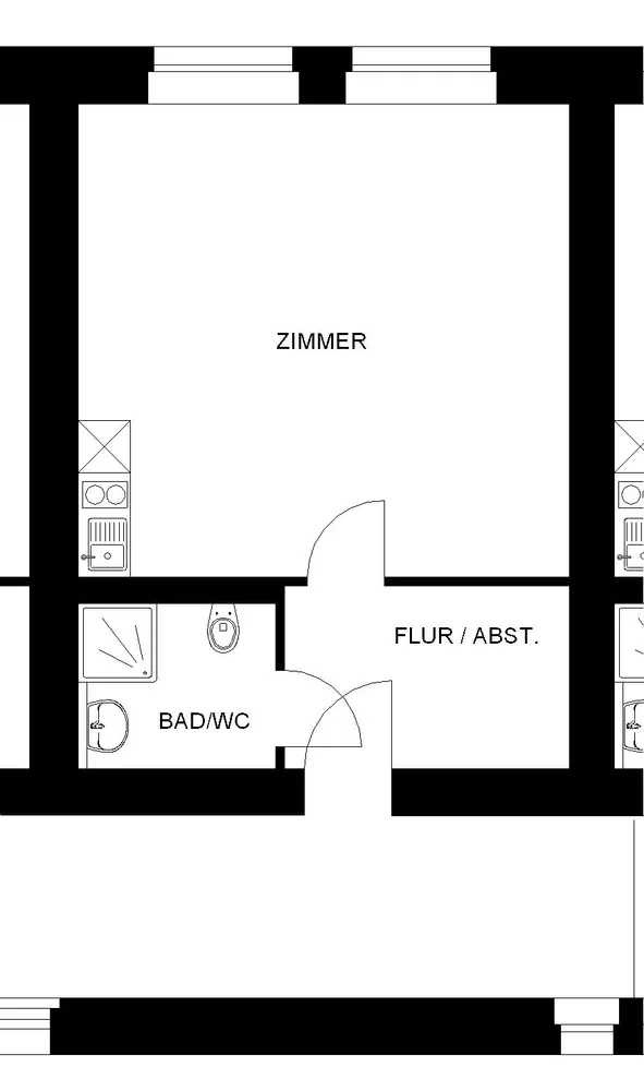 1 Zimmer Wohnung mit 42 m² in Braunschweig – Bild 3