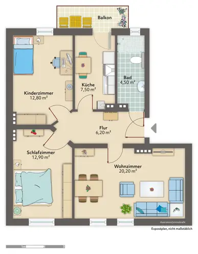 3 Zimmer Wohnung mit 66 m² in Bremen – Bild 10