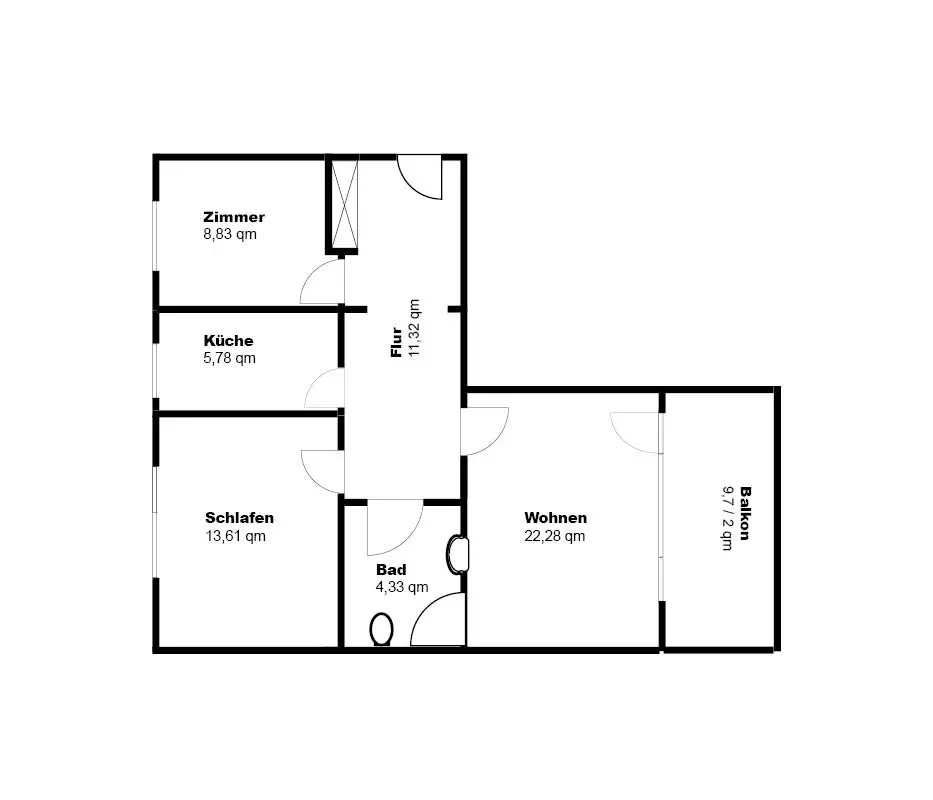 3 Zimmer Wohnung mit 71 m² in Neu-Isenburg – Bild 9