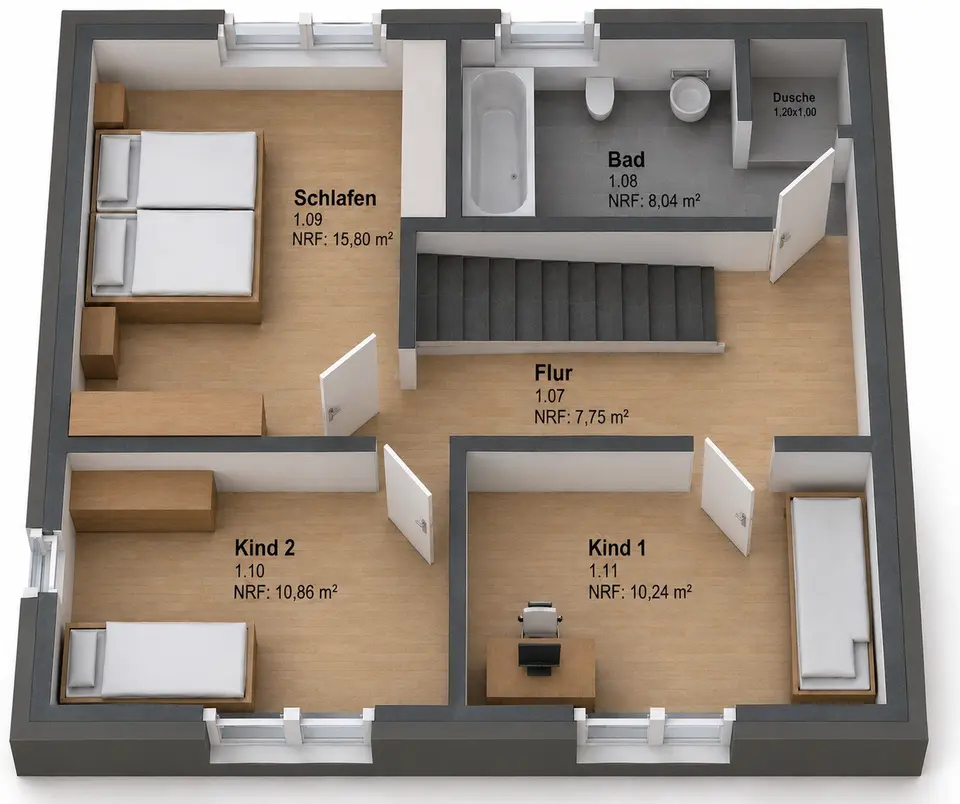 6 Zimmer Haus mit 120 m² in Neumünster – Bild 8