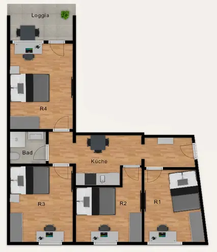 WG-Zimmer mit 14 m² in München – Bild 2
