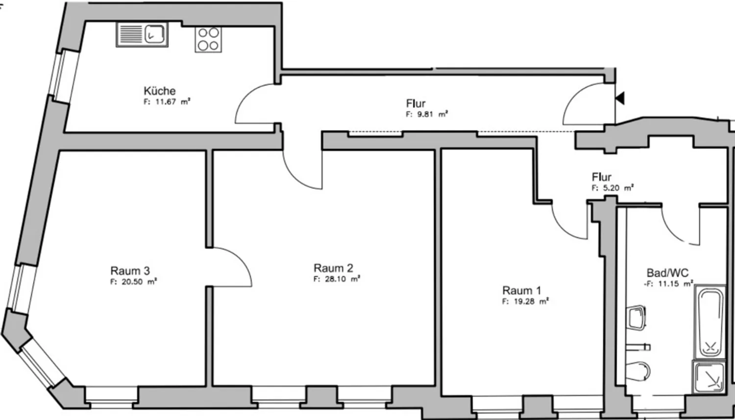3 Zimmer Wohnung mit 102 m² in Eberswalde – Bild 8