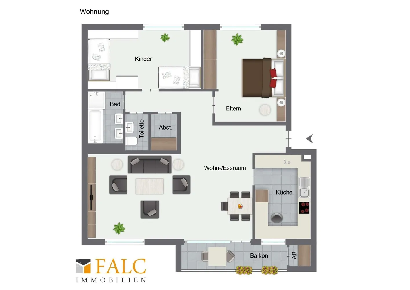 3 Zimmer Wohnung mit 99 m² in Nordhorn – Bild 8
