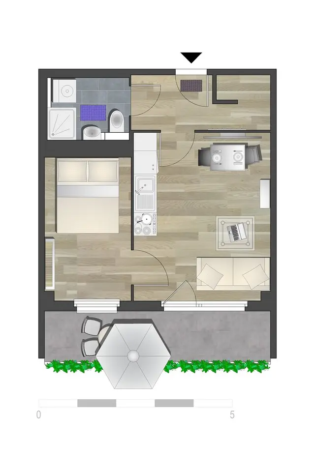 Studio mit 34 m² in Chemnitz – Bild 5