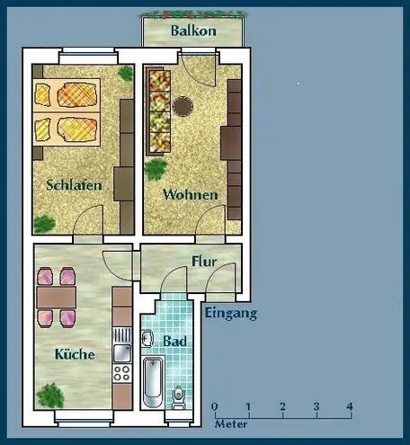 2 Zimmer Wohnung mit 55 m² in Dresden – Bild 3