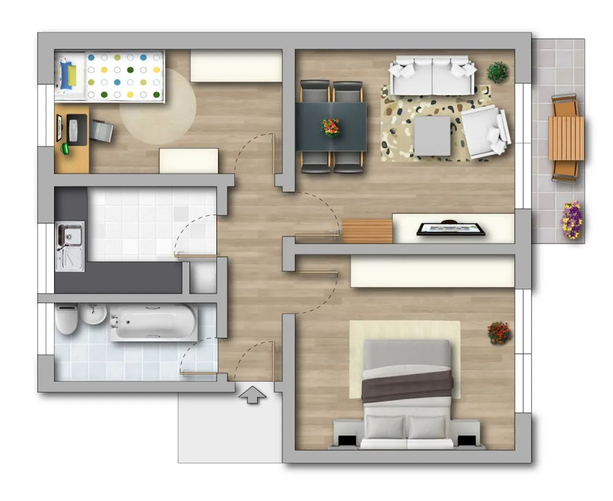 3 Zimmer Wohnung mit 61 m² in Halle (Saale) – Bild 11