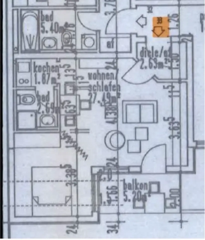 2 Zimmer Wohnung mit 36 m² in Bayreuth – Bild 8