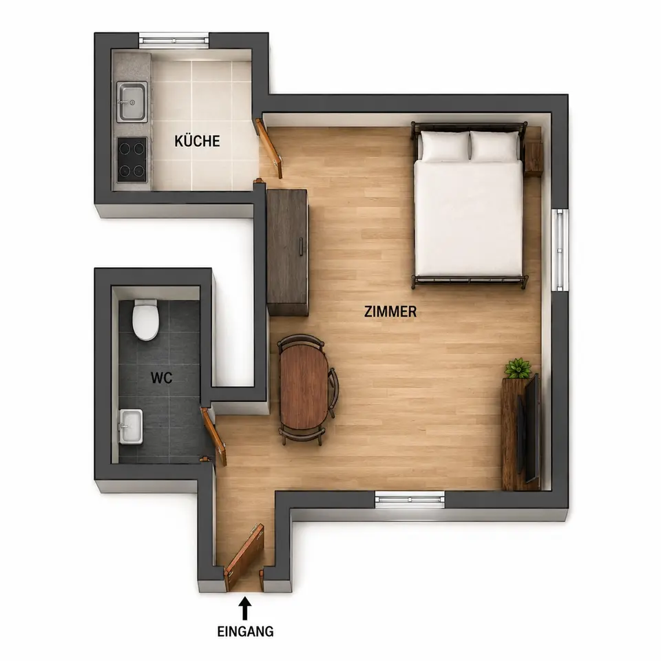 2 Zimmer Wohnung mit 54 m² in Hanau – Bild 10