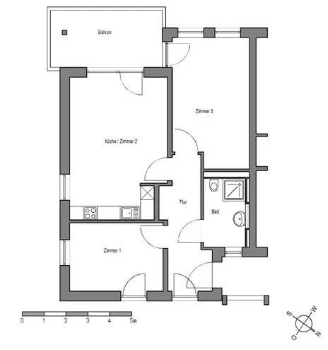 3 Zimmer Wohnung mit 76 m² in Bielefeld – Bild 4