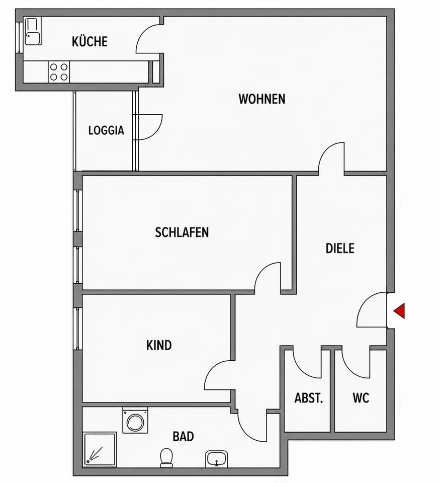 3 Zimmer Wohnung mit 84 m² in Chemnitz – Bild 10