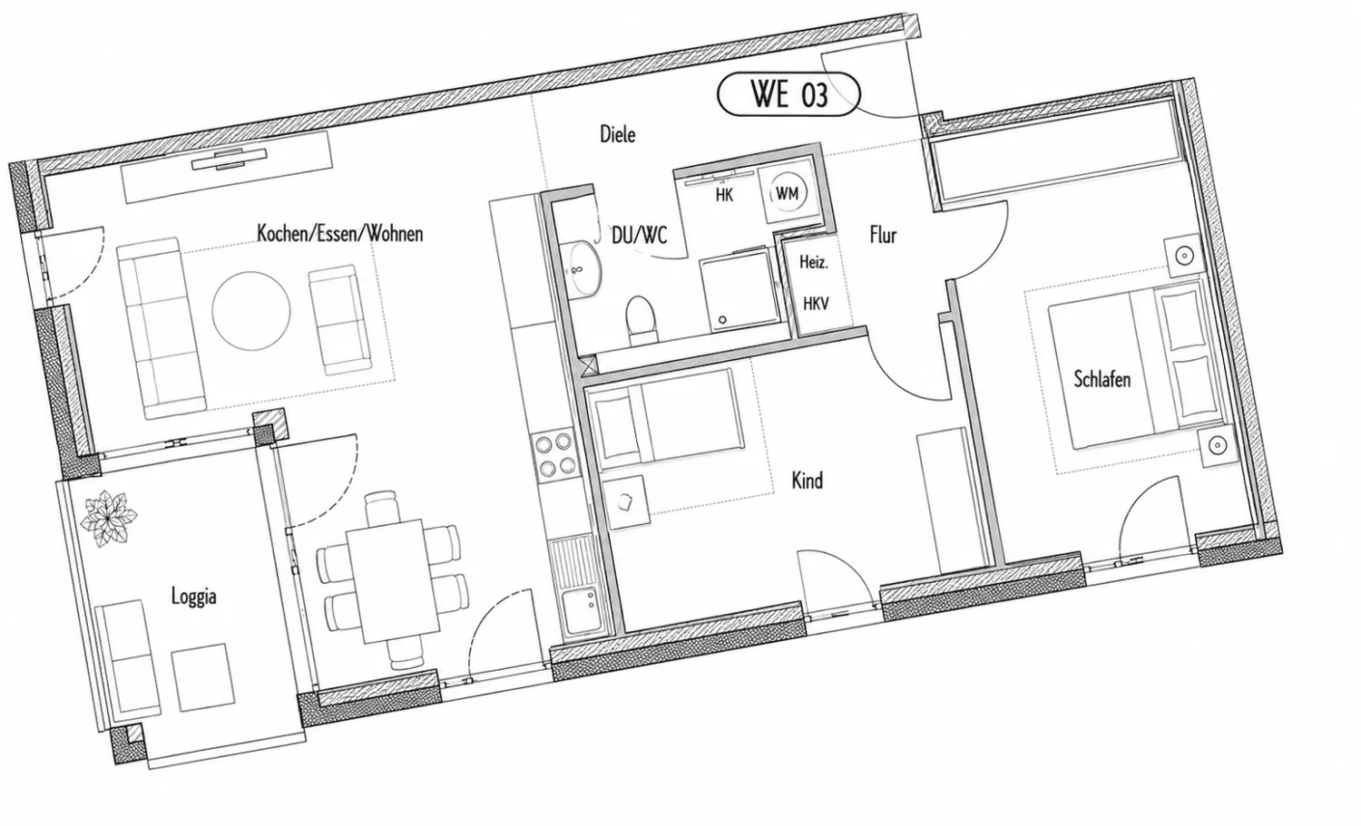 3 Zimmer Wohnung mit 73 m² in Trier – Bild 7
