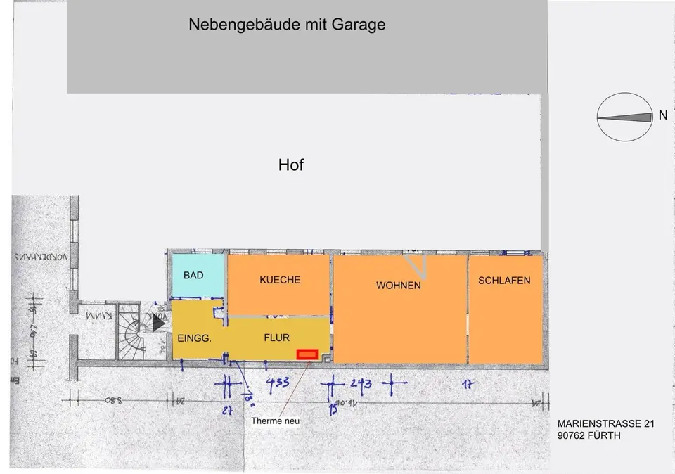 2 Zimmer Wohnung mit 69 m² in Fürth – Bild 5