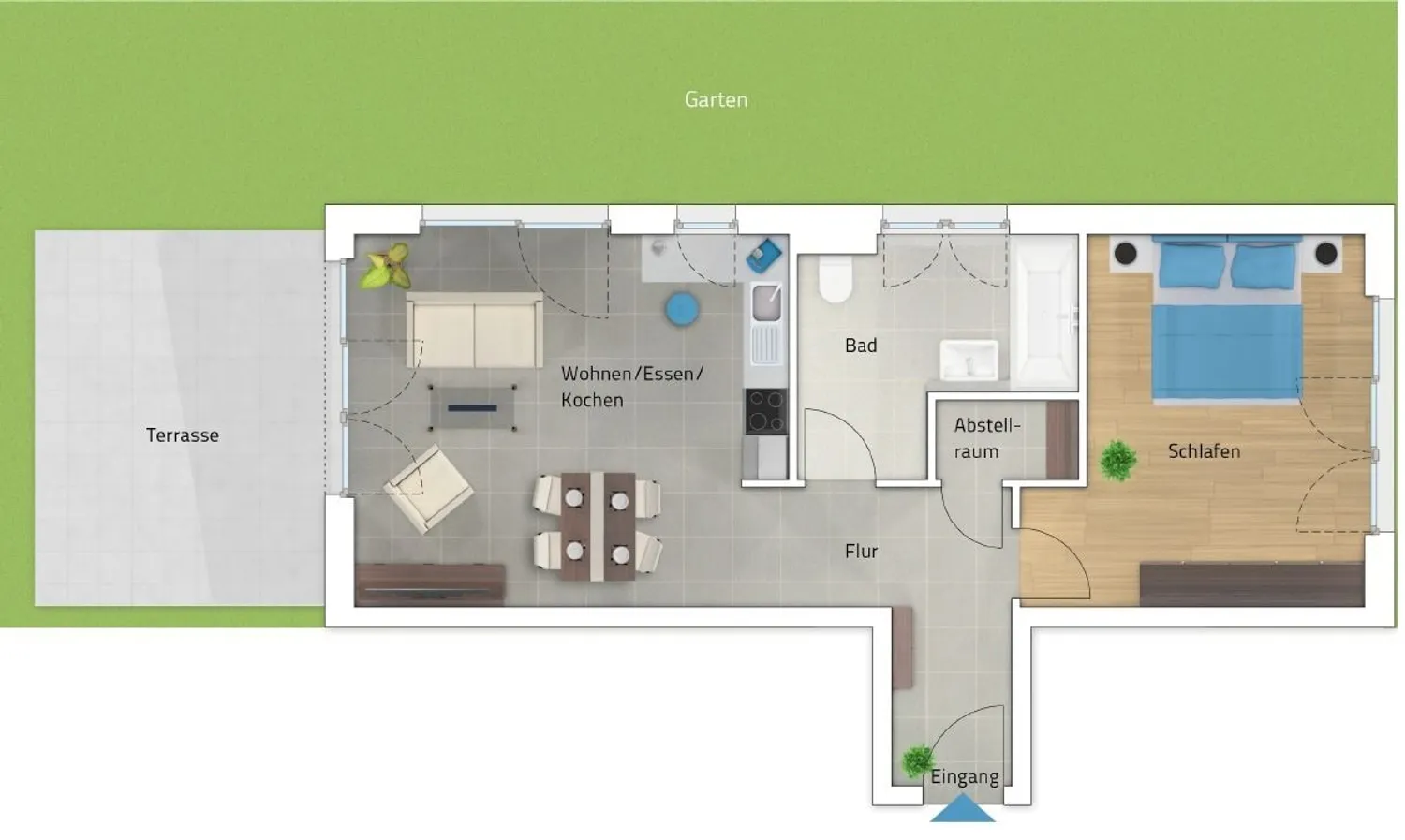 2 Zimmer Wohnung mit 69 m² in Rastatt – Bild 2