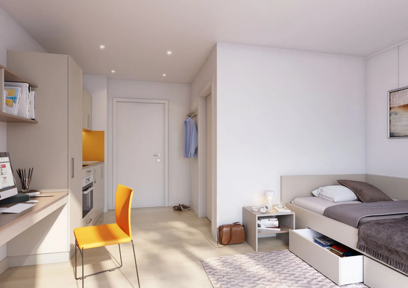 1 Zimmer Wohnung mit 21 m² in Darmstadt – Bild 1