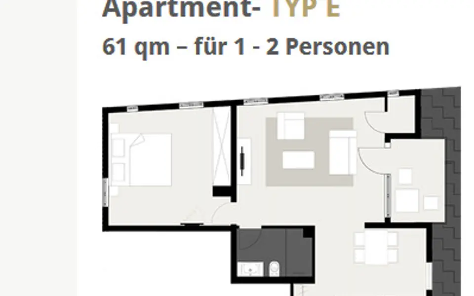 WG-Zimmer mit 61 m² in Stuttgart – Bild 5