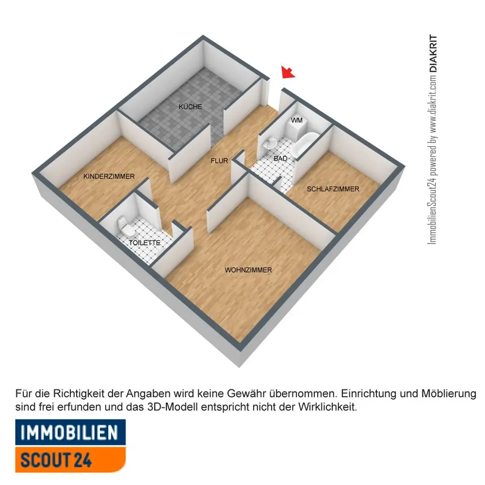 3 Zimmer Wohnung mit 62 m² in Sangerhausen – Bild 5