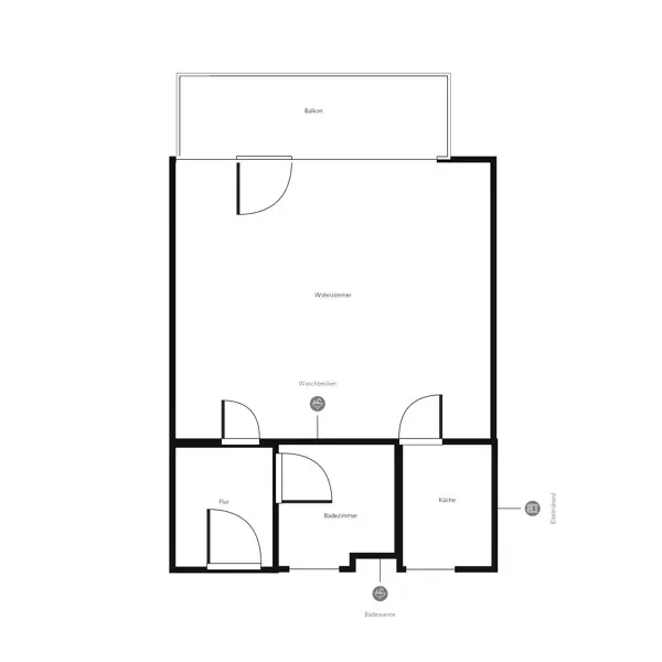 Studio mit 30 m² in Dietzenbach – Bild 5