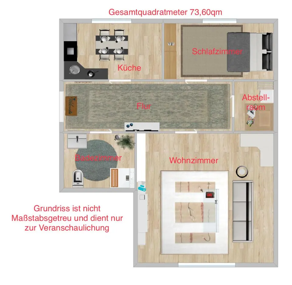 2 Zimmer Wohnung mit 74 m² in Herne – Bild 4