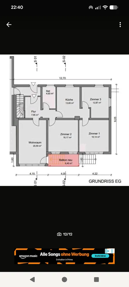 4 Zimmer Wohnung mit 99 m² in Passau – Bild 11