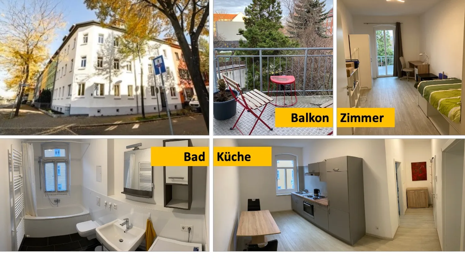 2 Zimmer Wohnung mit 37 m² in Erfurt – Bild 1