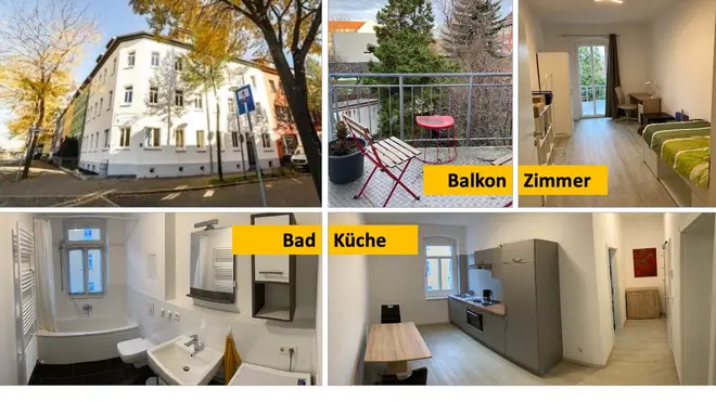 2 Zimmer Wohnung mit 37 m² in Erfurt – Bild 1