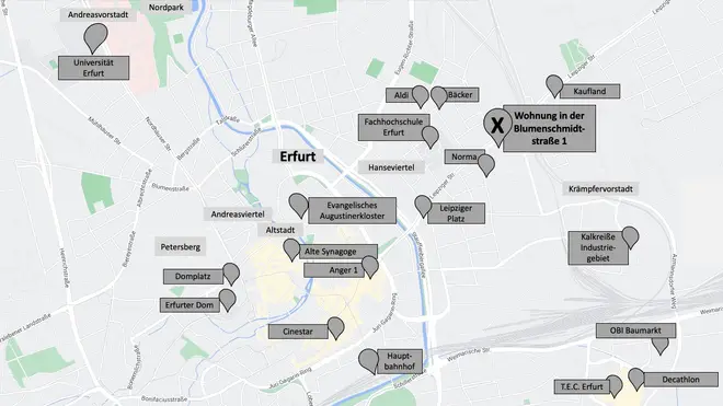 2 Zimmer Wohnung mit 37 m² in Erfurt – Bild 3