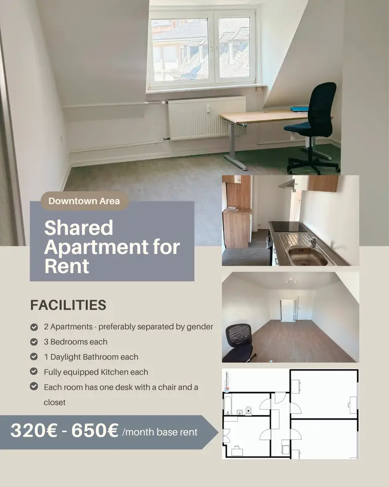 Studio mit 18 m² in Darmstadt – Bild 4
