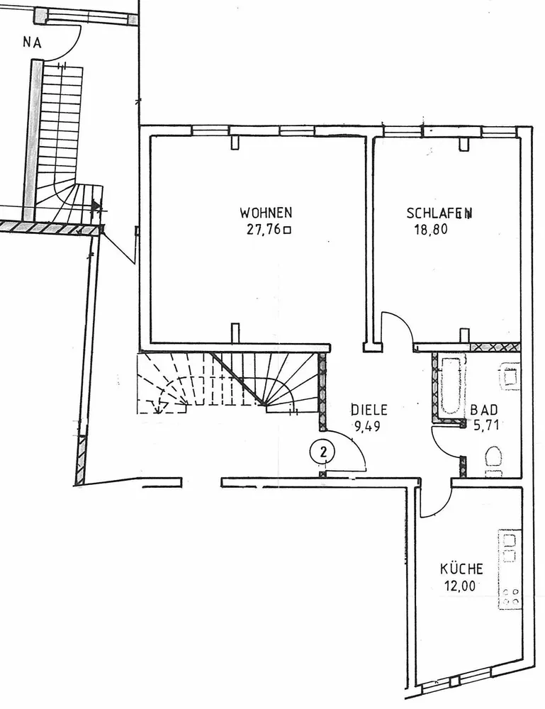 2 Zimmer Wohnung mit 74 m² in Eisenach – Bild 12