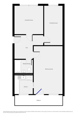 3 Zimmer Wohnung mit 64 m² in Dresden – Bild 12