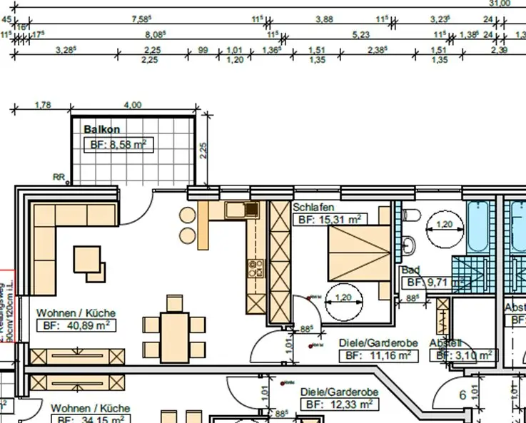 2 Zimmer Wohnung mit 80 m² in Bottrop – Bild 4