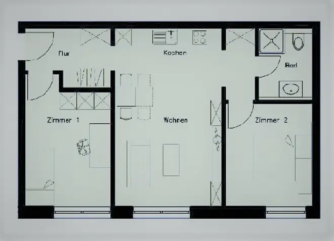 2 Zimmer Wohnung mit 60 m² in Darmstadt – Bild 11