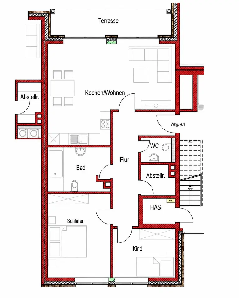 3 Zimmer Wohnung mit 79 m² in Rheine – Bild 9