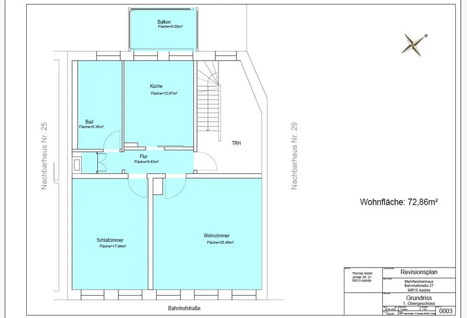 2 Zimmer Wohnung mit 73 m² in Weimar – Bild 5