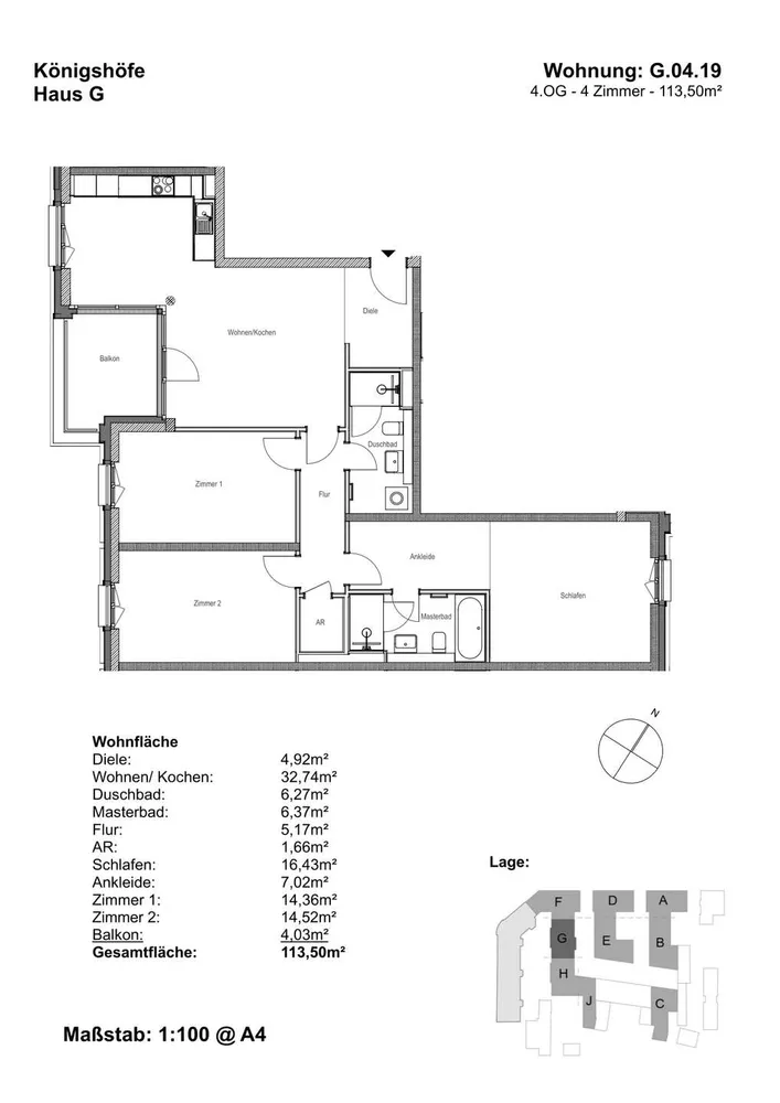 4 Zimmer Wohnung mit 114 m² in Dresden – Bild 3