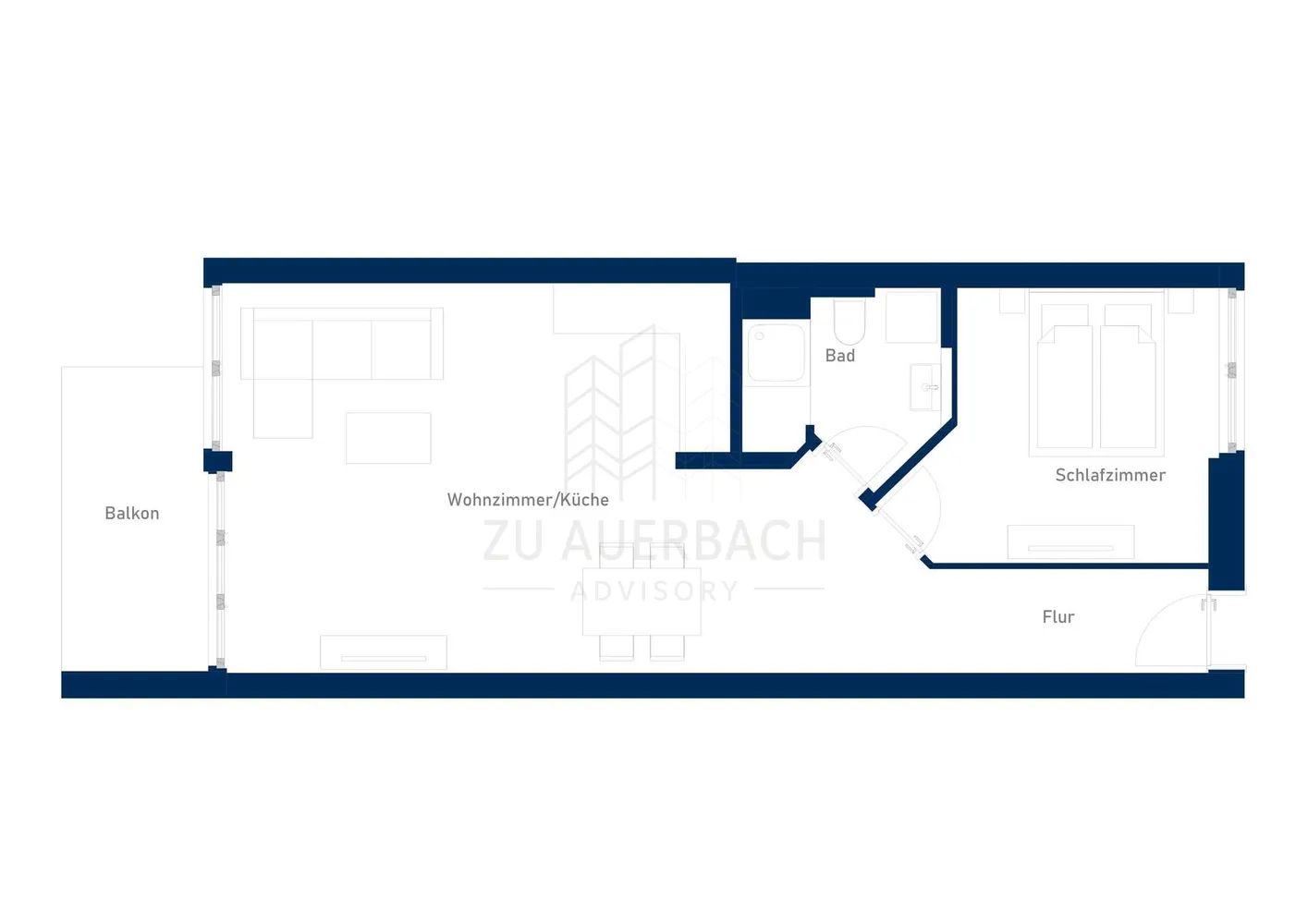 2 Zimmer Wohnung mit 55 m² in Leipzig – Bild 11