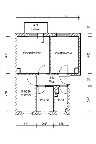 3 Zimmer Wohnung mit 60 m² in Magdeburg – Bild 9