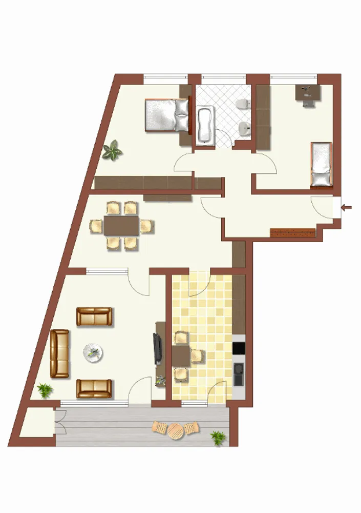 3 Zimmer Wohnung mit 104 m² in Osnabrück – Bild 5