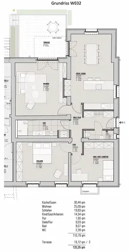 3 Zimmer Wohnung mit 117 m² in Potsdam – Bild 3